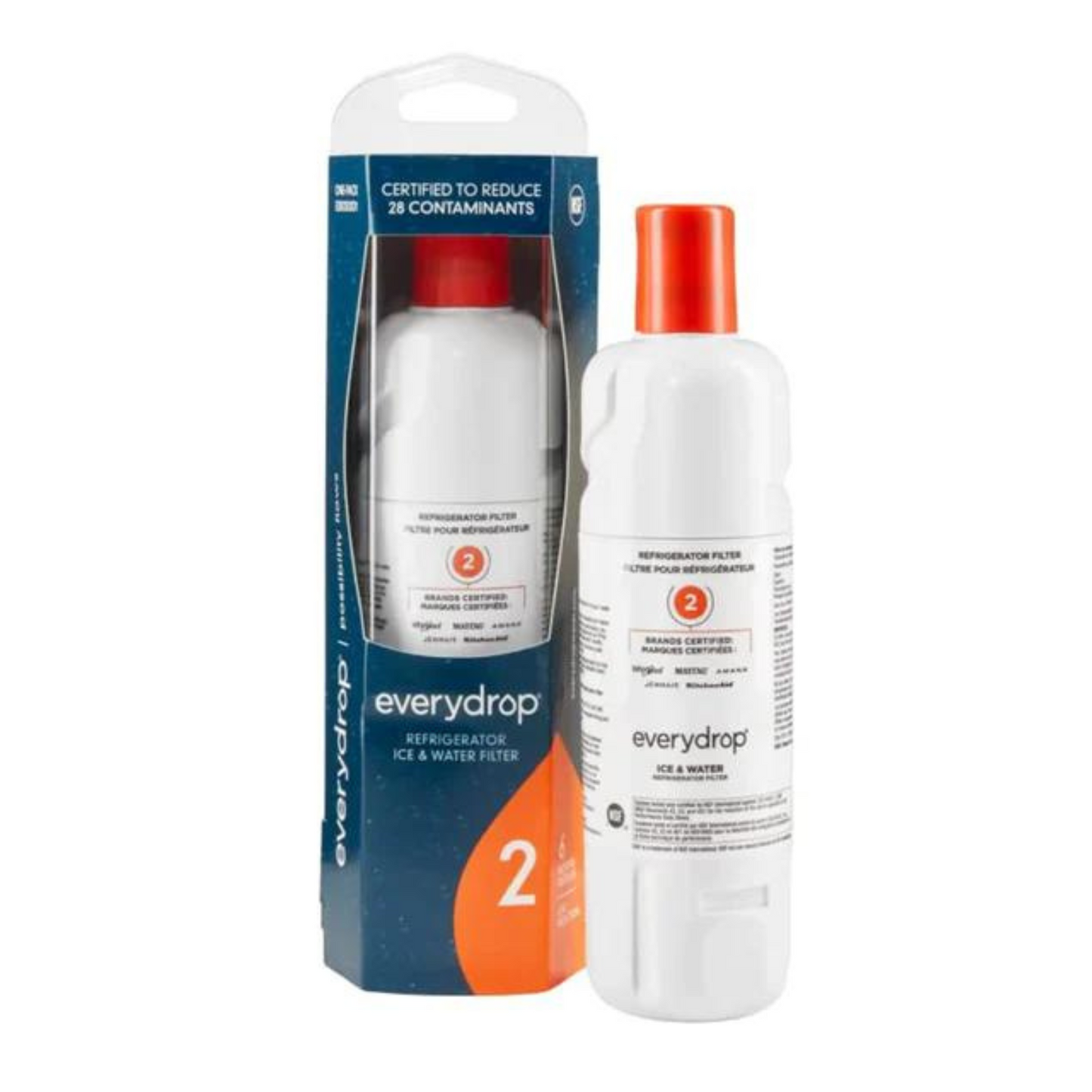 everydrop by whirlpool ice and water refrigerator filter 2, EDR2RXD1