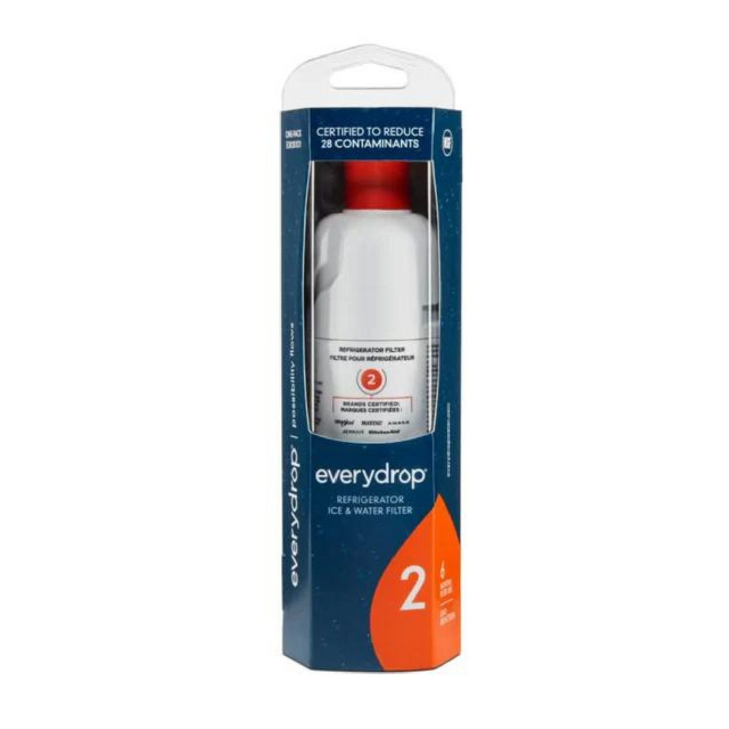 everydrop by whirlpool ice and water refrigerator filter 2, EDR2RXD1