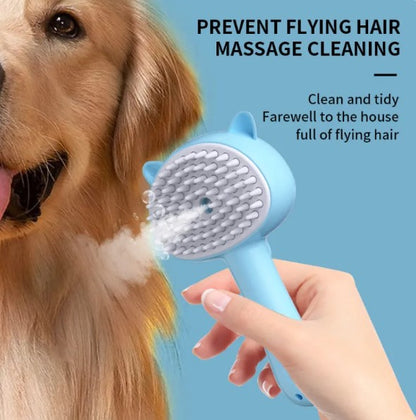 Cat Grooming Brush Rechargeable Self Cleaning Slicker Brush For Pets Dogs & Catsb Pet Products