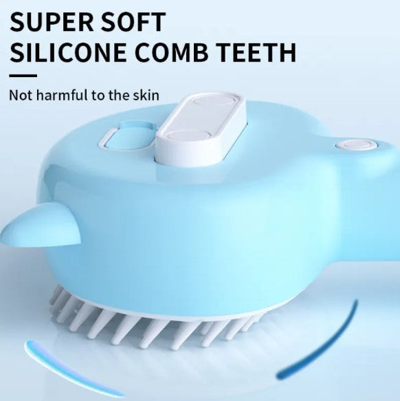 Cat Grooming Brush Rechargeable Self Cleaning Slicker Brush For Pets Dogs & Catsb Pet Products