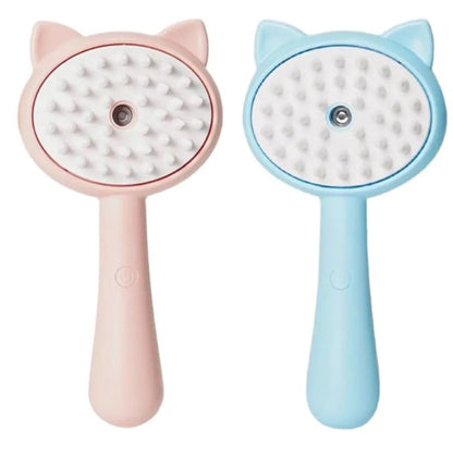 Cat Grooming Brush Rechargeable Self Cleaning Slicker Brush For Pets Dogs & Catsb Pet Products
