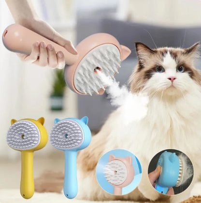 Cat Grooming Brush Rechargeable Self Cleaning Slicker Brush For Pets Dogs & Catsb Pet Products