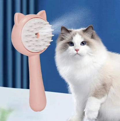 Cat Grooming Brush Rechargeable Self Cleaning Slicker Brush For Pets Dogs & Catsb Pet Products