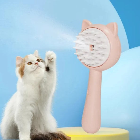 Cat Grooming Brush Rechargeable Self Cleaning Slicker Brush For Pets Dogs & Catsb Pet Products