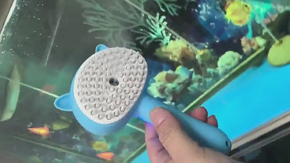 Cat Grooming Brush Rechargeable Self Cleaning Slicker Brush For Pets Dogs & Catsb Pet Products