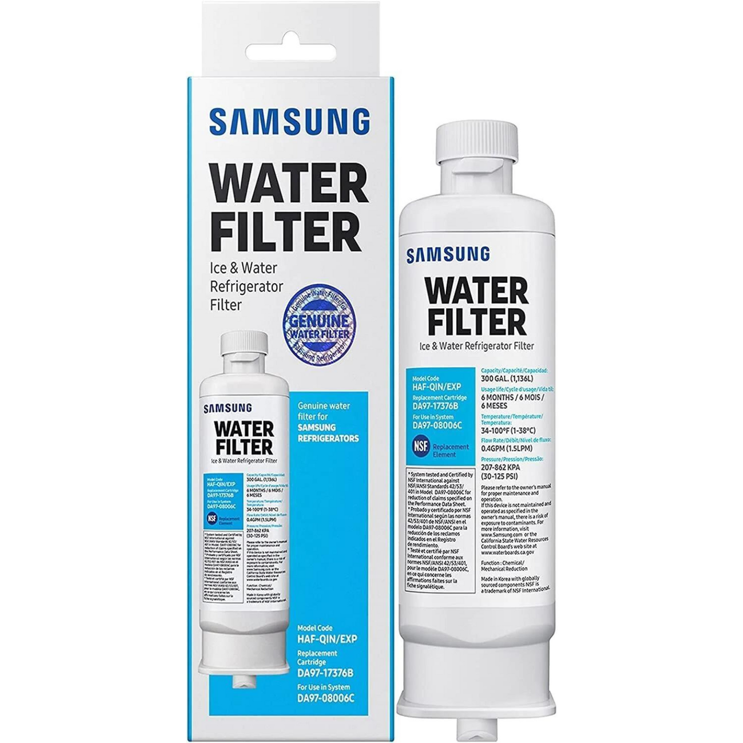 Samsung Genuine DA97-17376B Refrigerator Water Filter